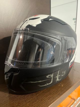 Casco de moto integral negro Astone