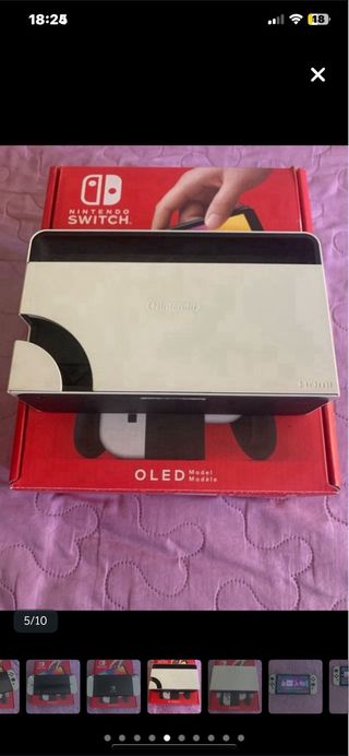 Nintendo Switch OLED + REGALO Protector Pantalla