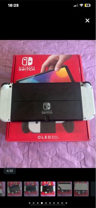 Nintendo Switch OLED + REGALO Protector Pantalla