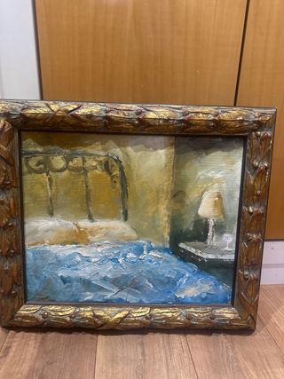 Cuadro decorativo de cama