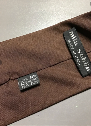 Cravatta Mila Schön vintage seta 100%