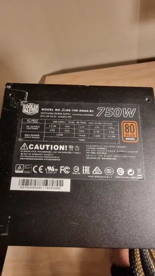 Fuente Alimentación Cooler Master G750M