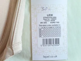 Soutien Lepel 32G bege acolchoado com aro