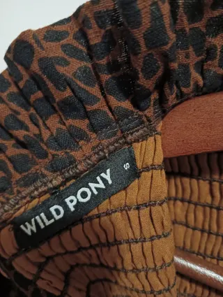 Vestido Wild Pony estampado animal print Talla S