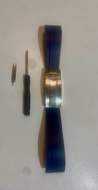 Cinturino Silicone Blu 20mm per Rolex Submariner