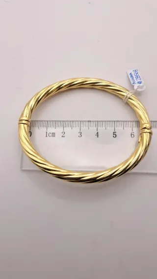 Pulsera brazalete oro 18k