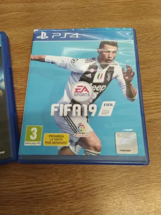 Juegos PS4 F1 2018 y FIFA 19
