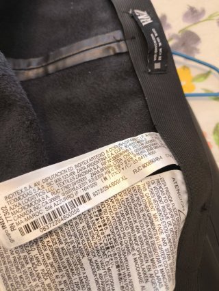 Pantalón Zara efecto piel negro Talla XL