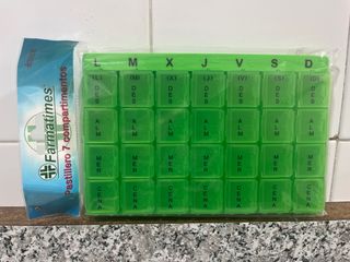 Pastillero Semanal Farmatimes 7 Compartimentos