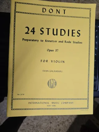 24 Estudios para Violín - Dont Op. 37