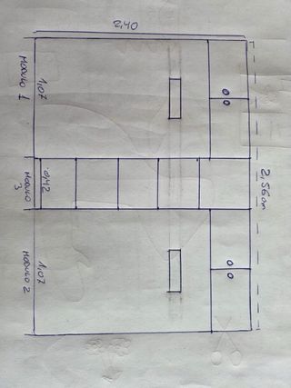 2 Camas Plegables Moradas