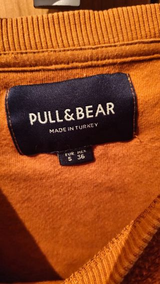 Sudadera calentita hombre naranja