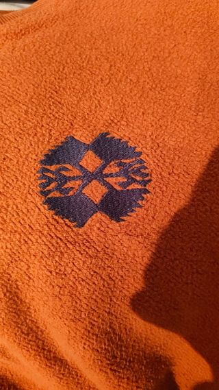 Sudadera calentita hombre naranja