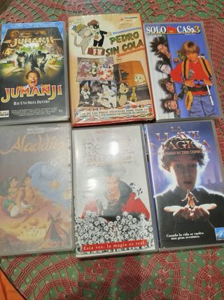 Cintas VHS películas infantiles