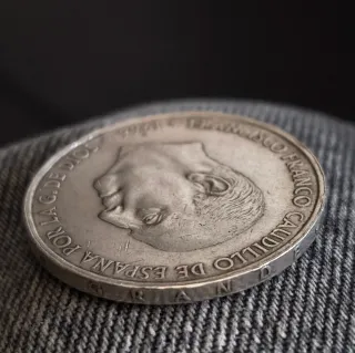 Moneda 100 Pesetas Franco Plata 1966