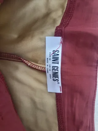 Pantaloni vernice rossi