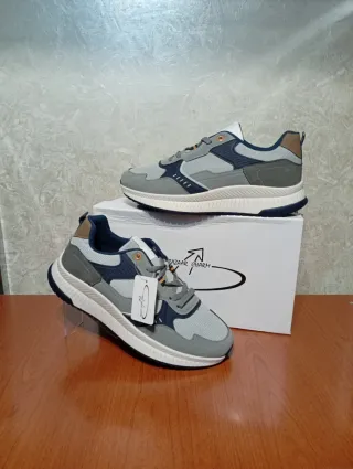Sneakers uomo Bazaar Charm grigio/blu tg. 43 nuove