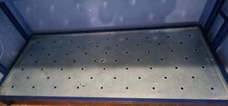 Litera Doble Metálica y Cristal