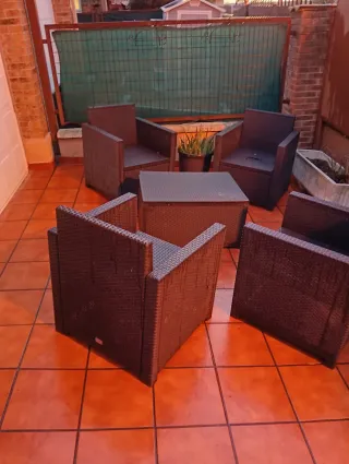 Conjunto de muebles de jardín