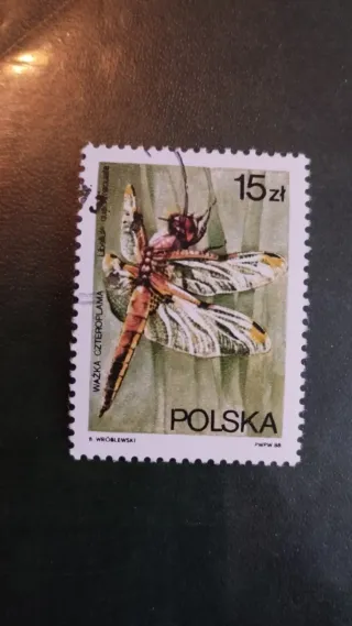 Sellos Polonia Libélulas - lote 99