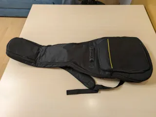 Funda Guitarra Eléctrica Cahaya Negra y amarilla