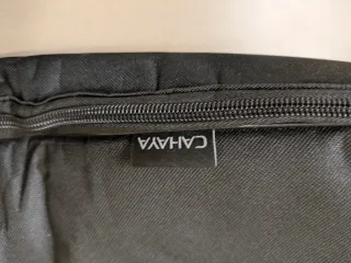 Funda Guitarra Eléctrica Cahaya Negra y amarilla