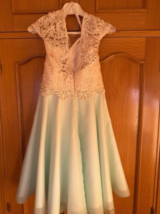 Vestido fiesta alta costura