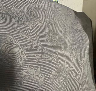 Cortina estampada tupida gris