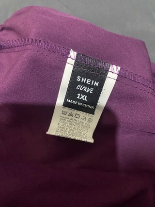 Vestido morado SHEIN CURVE 1XL