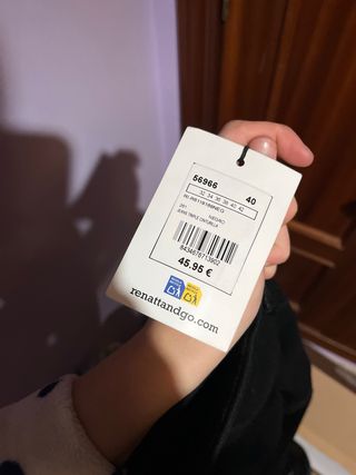 Pantalones Renatta&go negros