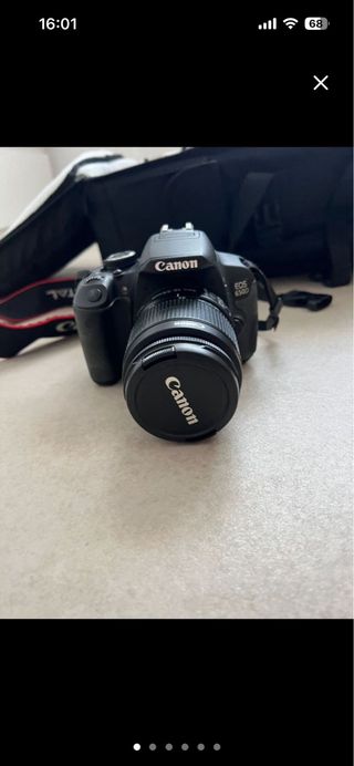 Cámara reflex Canon EOS 650D + objetivo