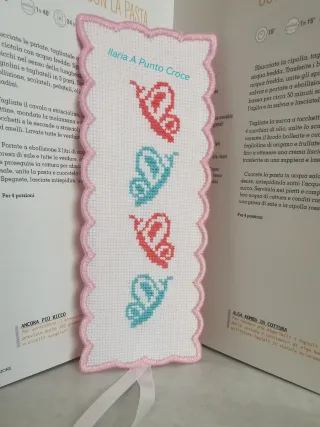 Segnalibro uncinetto farfalle