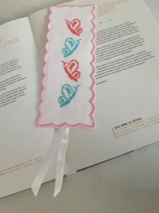 Segnalibro uncinetto farfalle