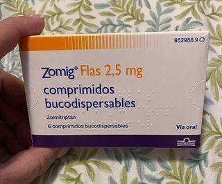 Tratamiento migrañas Zomig Flah 2,5 mg