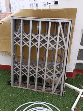 2 Reja ballesta hierro extensible