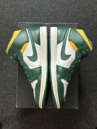 Nike Jordan 1 Mid 45 Sonics Verde Giallo