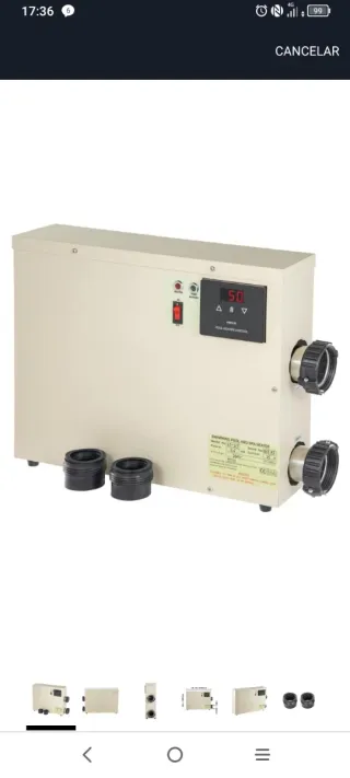 Caliantador agua baño sauna