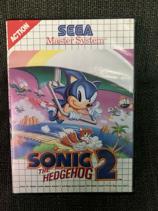 Mando Sega Master System II + Sonic 2 con caja
