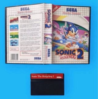 Mando Sega Master System II + Sonic 2 con caja