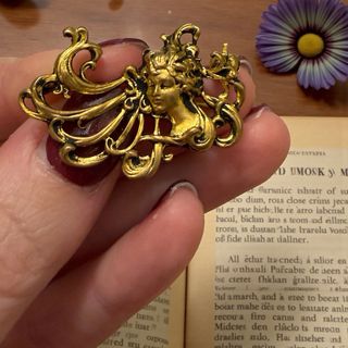 Spilla vintage stile Liberty gioiello antico