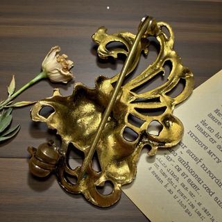 Spilla vintage stile Liberty gioiello antico