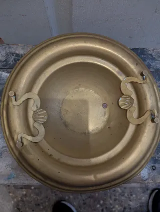 Brasero antiguo de latón