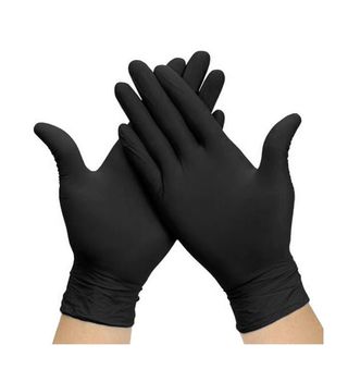 Guantes X 2 Látex Negros Talla M (100 uds)