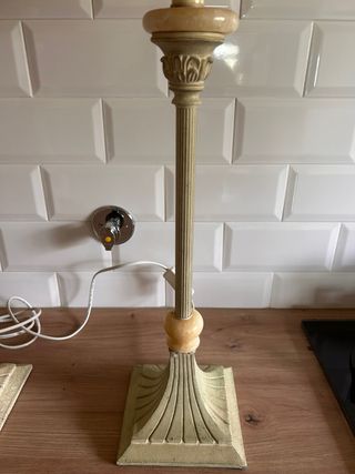 2 candeeiros de mesa 77cm