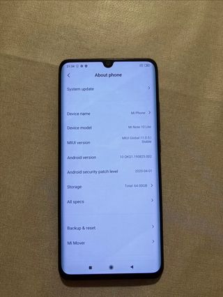 Mi Note 10 Lite Impecable [Limite: 8feb]