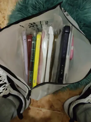 iPhone 12 Pro Max Blanco + fundas