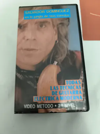 Lote Libro y 2 Videos Salvador Domínguez Guitarra