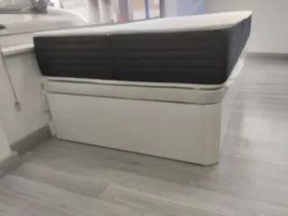 CANAPE APERTURA LATERAL,MARCA RELAX,BLANCO,105X190