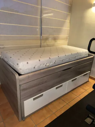 Cama nido con cajones