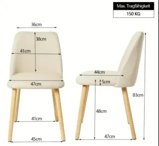 Sillas Nórdicas Beige